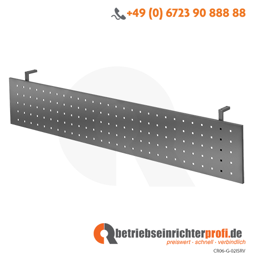 Sichtblende H=35cm 200cm Graphit